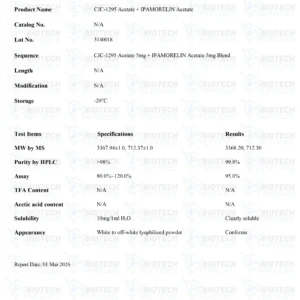 Alternative view of CJC-1295 & Ipamorelin Blend (10mg)