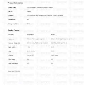 Alternative view of CJC-1295 (Mod GRF 1-29) & Ipamorelin & GHRP-2 Blend (9mg)