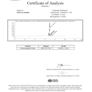 Alternative view of Melanotan 1 (10mg)