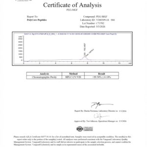 Alternative view of PEG-MGF (Pegylated MGF) (5mg)