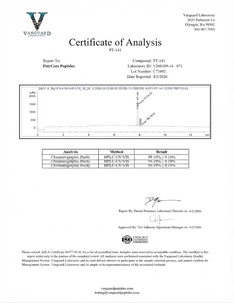 PT-141 (Bremelanotide) (10mg) - Image 2