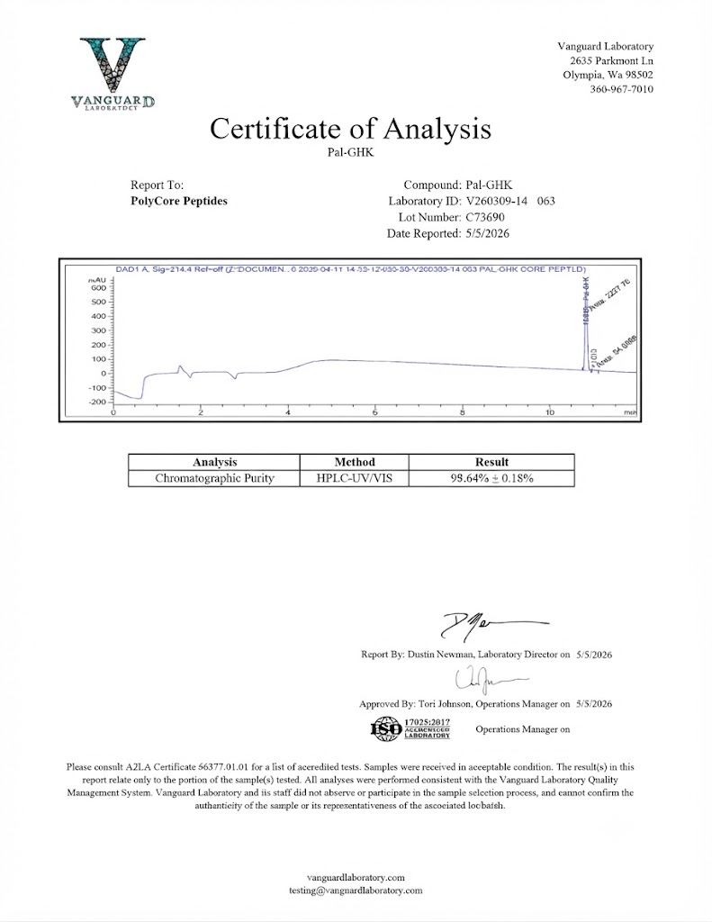 Pal-GHK (Palmitoyl Tripeptide-1) (200mg) - Image 2