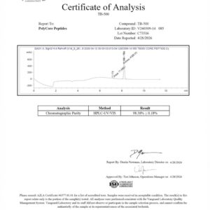 Alternative view of TB-500 (Thymosin Beta-4) (10mg)